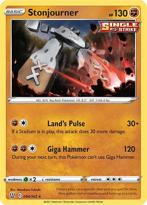 Image for Stonjourner (SWSH05: Battle Styles) (084/163) - Pokemon