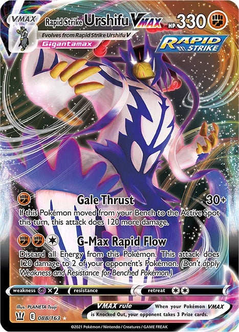 Image for Rapid Strike Urshifu VMAX (SWSH05: Battle Styles) (088/163) - Pokemon