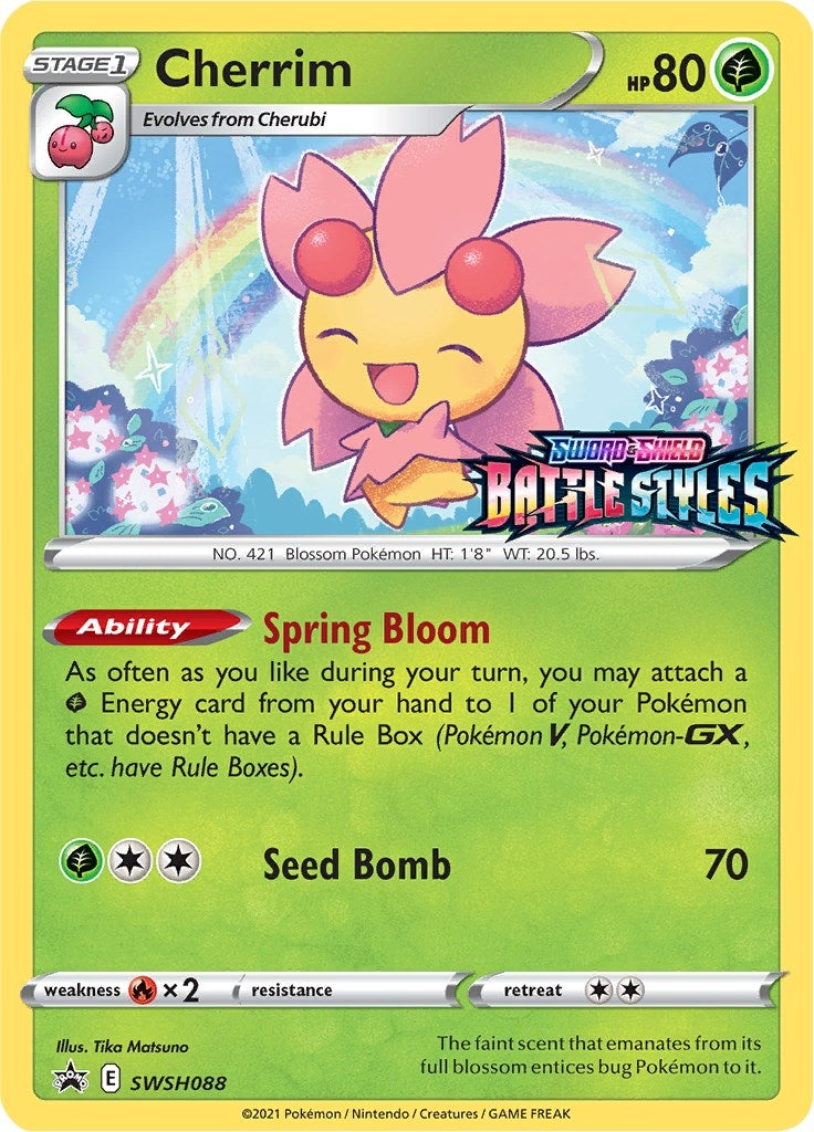 Image for Cherrim - SWSH088 (Prerelease) (SWSH: Sword & Shield Promo Cards) (SWSH088) - Pokemon
