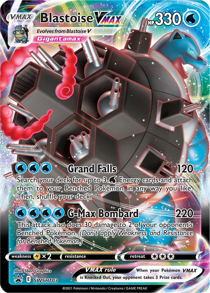Image for Blastoise VMAX - SWSH103 (SWSH: Sword & Shield Promo Cards) (SWSH103) - Pokemon
