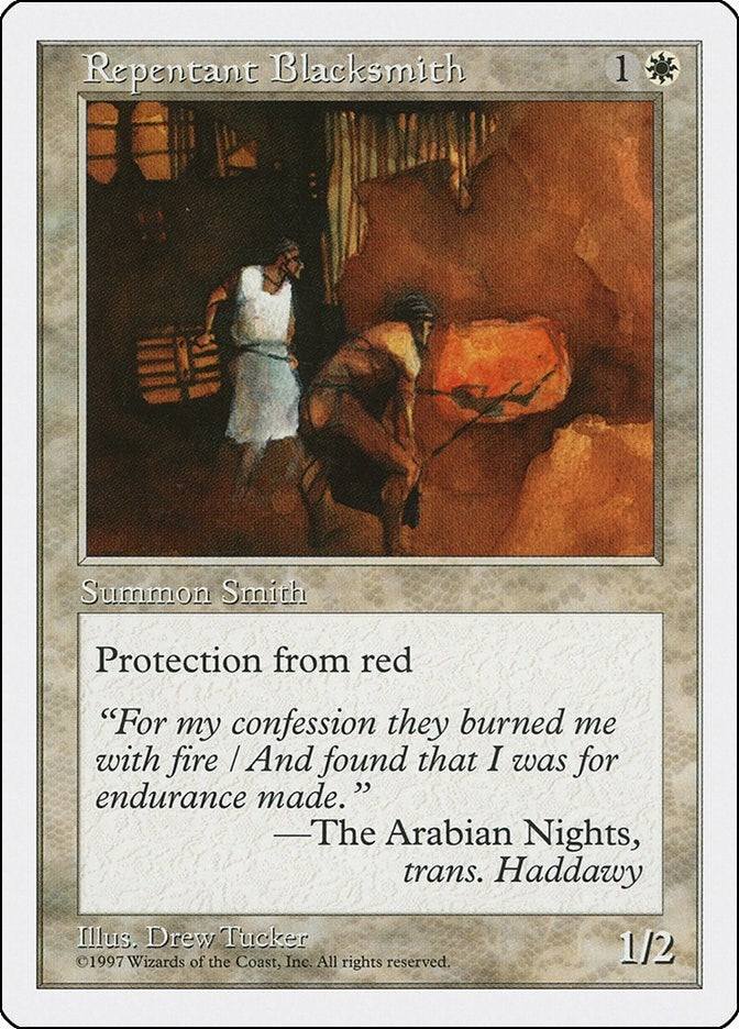 Image for Repentant Blacksmith (Fifth Edition) - Magic: The Gathering