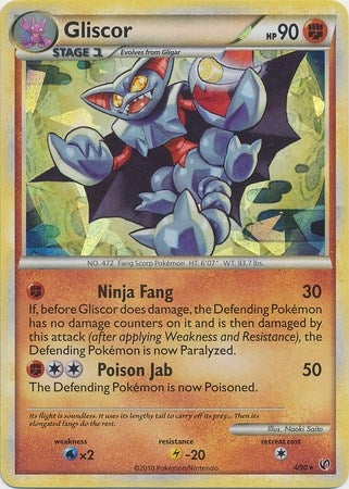 Image for Gliscor - 4/90 (Cracked Ice Holo) (Blister Exclusives) (004/090) - Pokemon