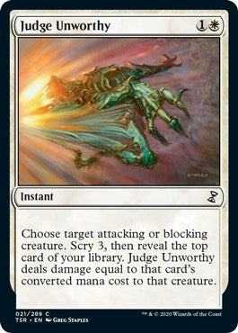 Image for Judge Unworthy (Time Spiral: Remastered) (21) - Magic: The Gathering