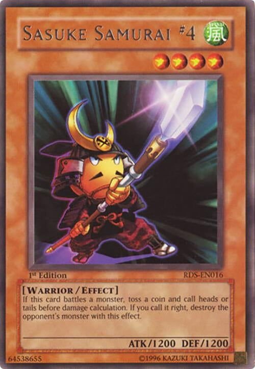 Image for Sasuke Samurai #4 (Rise of Destiny) (RDS-EN016) - YuGiOh