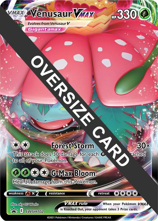 Image for Venusaur VMAX - SWSH102 (Jumbo Cards) (SWSH102) - Pokemon