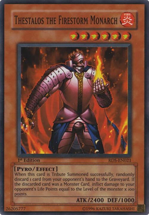 Image for Thestalos the Firestorm Monarch (Rise of Destiny) (RDS-EN021) - YuGiOh