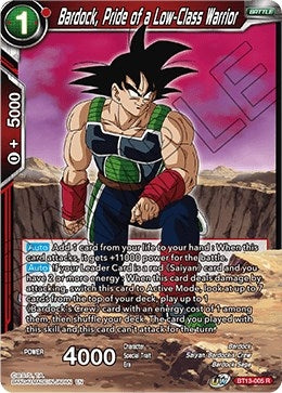 Image for Bardock, Pride of a Low-Class Warrior (Supreme Rivalry) (BT13-005) - Dragon Ball Super: Masters