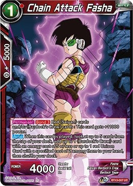Image for Chain Attack Fasha (Supreme Rivalry) (BT13-007) - Dragon Ball Super: Masters