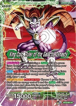 Image for King Cold // King Cold, Ruler of the Galactic Dynasty (Supreme Rivalry) (BT13-061) - Dragon Ball Super: Masters