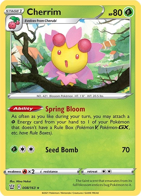 Image for Cherrim (Deck Exclusives) (008/163) - Pokemon