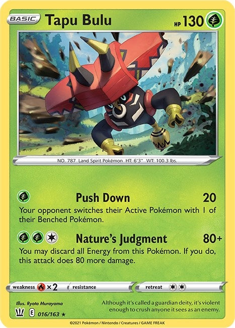 Image for Tapu Bulu (Deck Exclusives) (016/163) - Pokemon