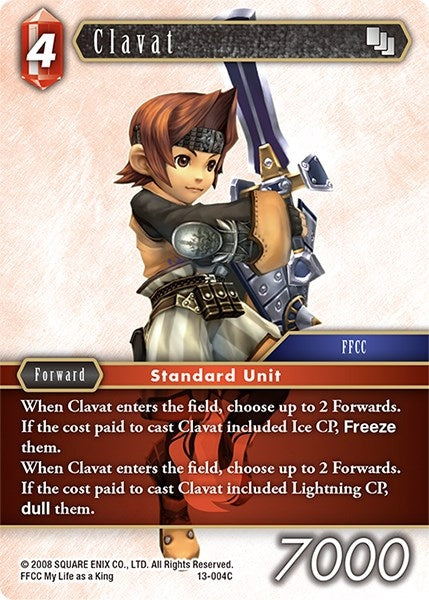 Image for Clavat - 13-004C (Opus XIII: Crystal Radiance) (13-004C) - Final Fantasy TCG