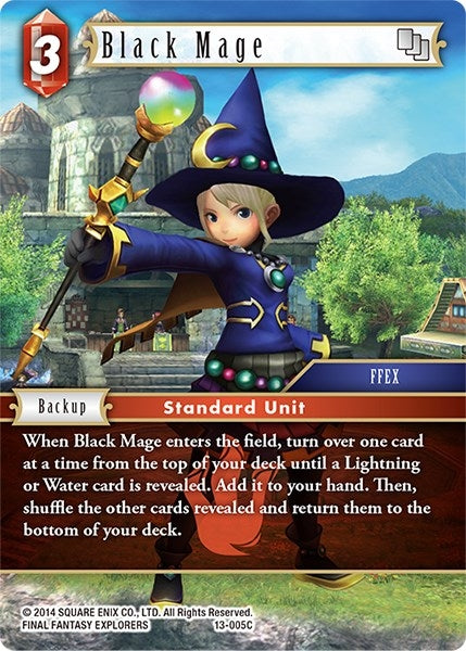 Image for Black Mage (Opus XIII: Crystal Radiance) (13-005C) - Final Fantasy TCG