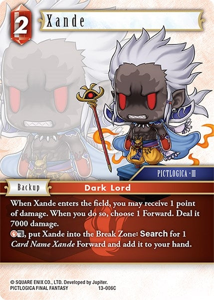 Image for Xande (Opus XIII: Crystal Radiance) (13-006C) - Final Fantasy TCG