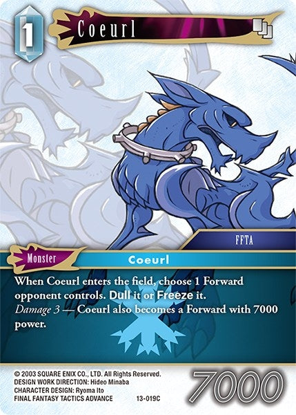 Image for Coeurl (Opus XIII: Crystal Radiance) (13-019C) - Final Fantasy TCG