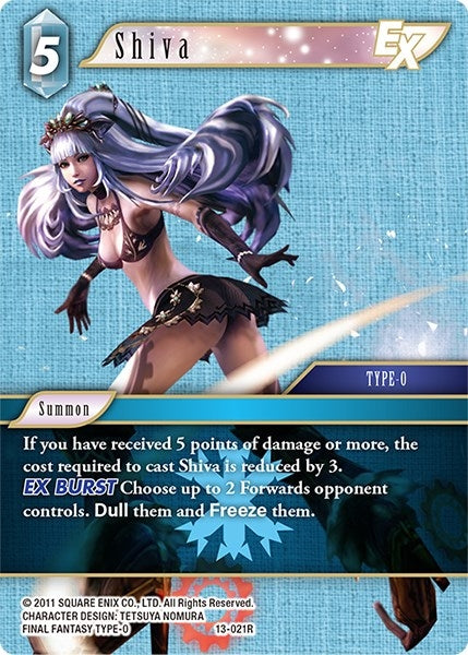 Image for Shiva EX (Opus XIII: Crystal Radiance) (13-021R) - Final Fantasy TCG
