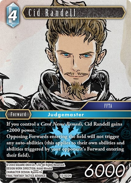 Image for Cid Randell (Opus XIII: Crystal Radiance) (13-022H) - Final Fantasy TCG