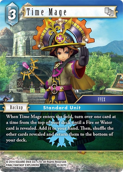 Image for Time Mage (Opus XIII: Crystal Radiance) (13-027C) - Final Fantasy TCG