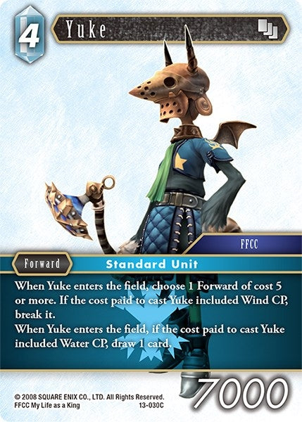 Image for Yuke - 13-030C (Opus XIII: Crystal Radiance) (13-030C) - Final Fantasy TCG