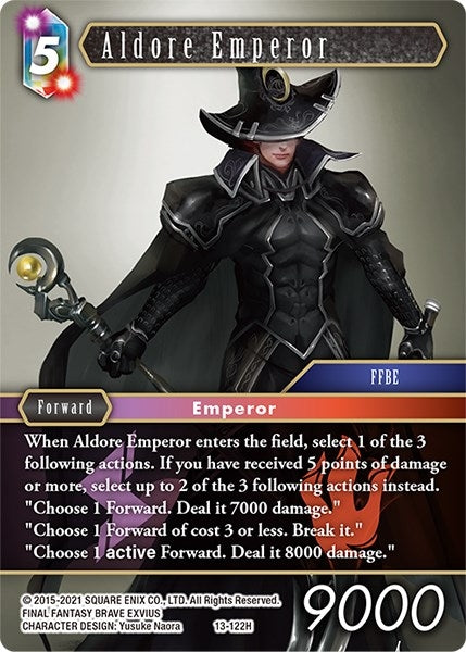 Image for Aldore Emperor (Opus XIII: Crystal Radiance) (13-122H) - Final Fantasy TCG