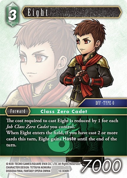 Image for Eight (Opus XIII: Crystal Radiance) (13-036R) - Final Fantasy TCG