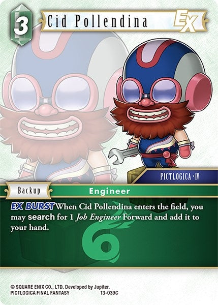 Image for Cid Pollendina EX (Opus XIII: Crystal Radiance) (13-039C) - Final Fantasy TCG