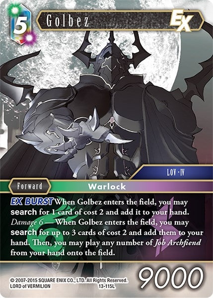 Image for Golbez EX (Opus XIII: Crystal Radiance) (13-115L) - Final Fantasy TCG