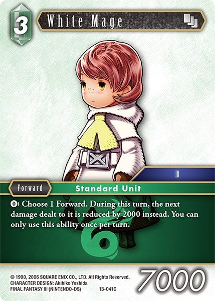 Image for White Mage - 13-041C (Opus XIII: Crystal Radiance) (13-041C) - Final Fantasy TCG