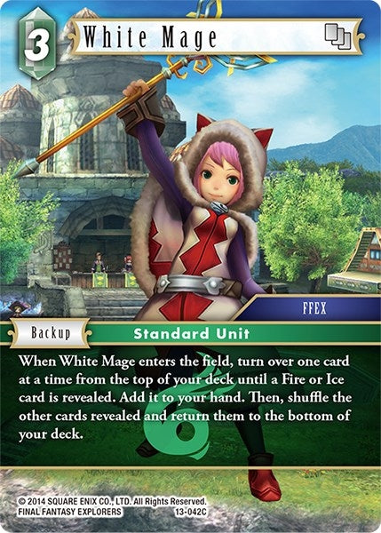 Image for White Mage - 13-042C (Opus XIII: Crystal Radiance) (13-042C) - Final Fantasy TCG