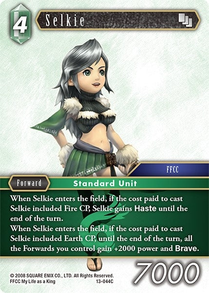Image for Selkie (Opus XIII: Crystal Radiance) (13-044C) - Final Fantasy TCG