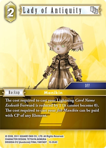 Image for Lady of Antiquity (Opus XIII: Crystal Radiance) (13-054C) - Final Fantasy TCG