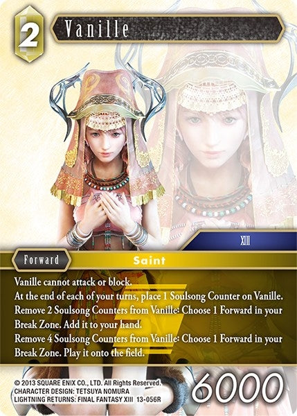 Image for Vanille (Opus XIII: Crystal Radiance) (13-056R) - Final Fantasy TCG
