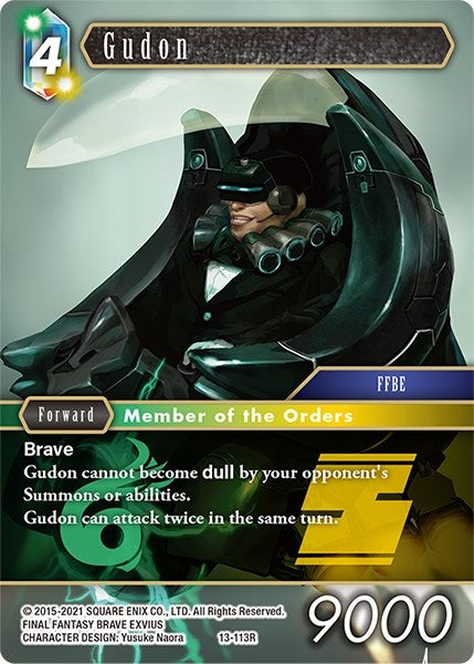 Image for Gudon (Opus XIII: Crystal Radiance) (13-113R) - Final Fantasy TCG