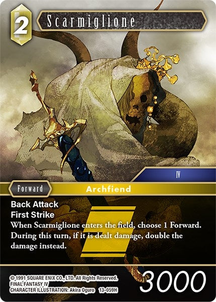 Image for Scarmiglione (Opus XIII: Crystal Radiance) (13-059H) - Final Fantasy TCG