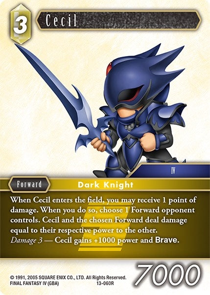 Image for Cecil (Opus XIII: Crystal Radiance) (13-060R) - Final Fantasy TCG