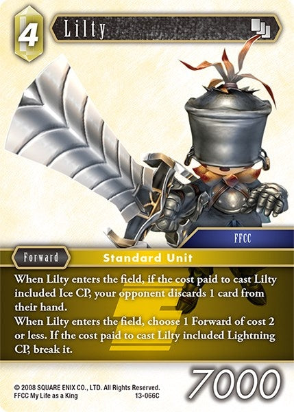 Image for Lilty (Opus XIII: Crystal Radiance) (13-066C) - Final Fantasy TCG