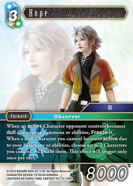 Image for Hope (Opus XIII: Crystal Radiance) (13-109R) - Final Fantasy TCG