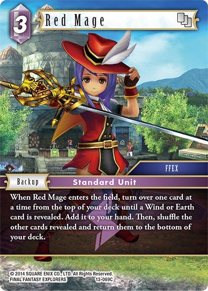 Image for Red Mage (Opus XIII: Crystal Radiance) (13-069C) - Final Fantasy TCG