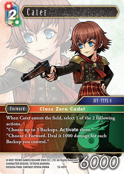 Image for Cater (Opus XIII: Crystal Radiance) (13-107C) - Final Fantasy TCG