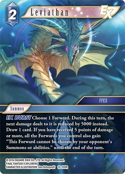 Image for Leviathan EX (Opus XIII: Crystal Radiance) (13-100R) - Final Fantasy TCG