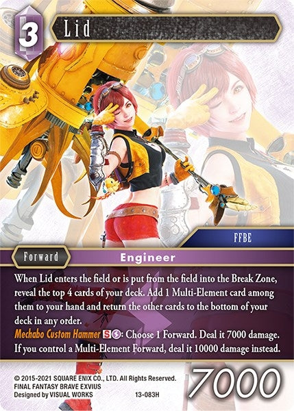 Image for Lid (Opus XIII: Crystal Radiance) (13-083H) - Final Fantasy TCG