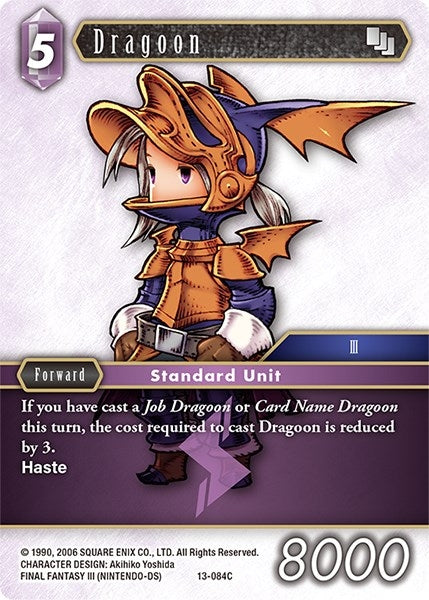 Image for Dragoon (Opus XIII: Crystal Radiance) (13-084C) - Final Fantasy TCG