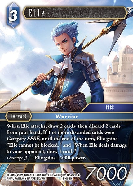 Image for Elle (Opus XIII: Crystal Radiance) (13-088H) - Final Fantasy TCG