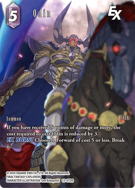 Image for Odin EX (Full Art) (Opus XIII: Crystal Radiance) (13-072R) - Final Fantasy TCG