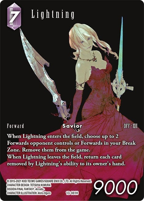 Image for Lightning - 13-081 (Full Art) (Opus XIII: Crystal Radiance) (13-081H) - Final Fantasy TCG
