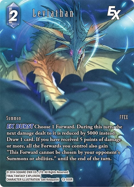 Image for Leviathan EX (Full Art) (Opus XIII: Crystal Radiance) (13-100R) - Final Fantasy TCG