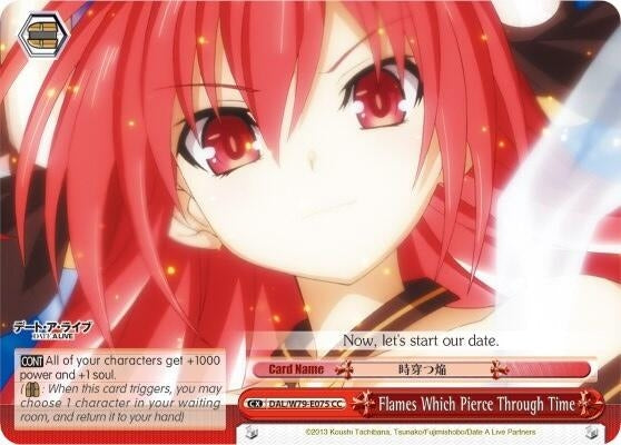 Image for Flames Which Pierce Through Time (Date A Live) (DAL/W79-E075 CC) - Weiss Schwarz
