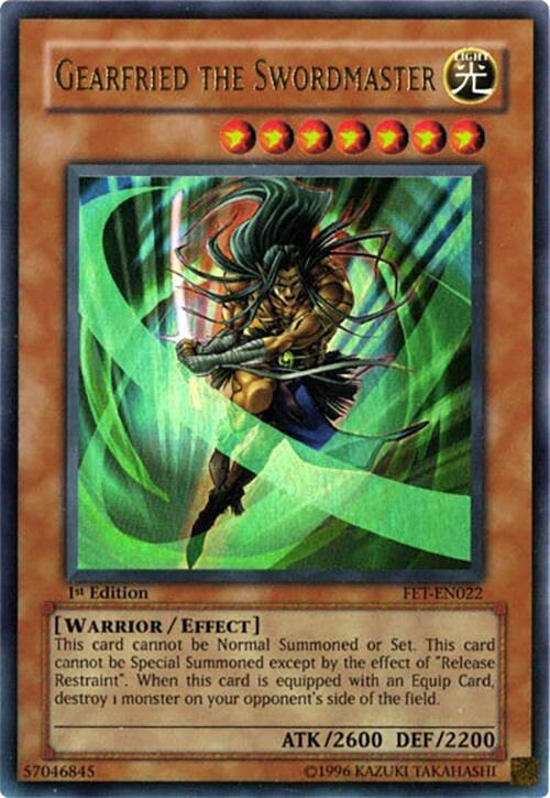 Image for Gearfried the Swordmaster (Flaming Eternity) (FET-EN022) - YuGiOh