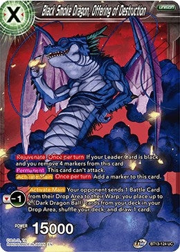 Image for Black Smoke Dragon, Offering of Destruction (Supreme Rivalry) (BT13-124) - Dragon Ball Super: Masters