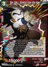 Image for Son Goku, Striking from the Heart (Championship Pack 2021 Vol.1) (Winner Gold Stamped) (Promotion Cards) (P-328) - Dragon Ball Super: Masters
